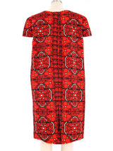 Alexander McQueen Kaleidoscope Printed Shift Dress Dress arcadeshops.com