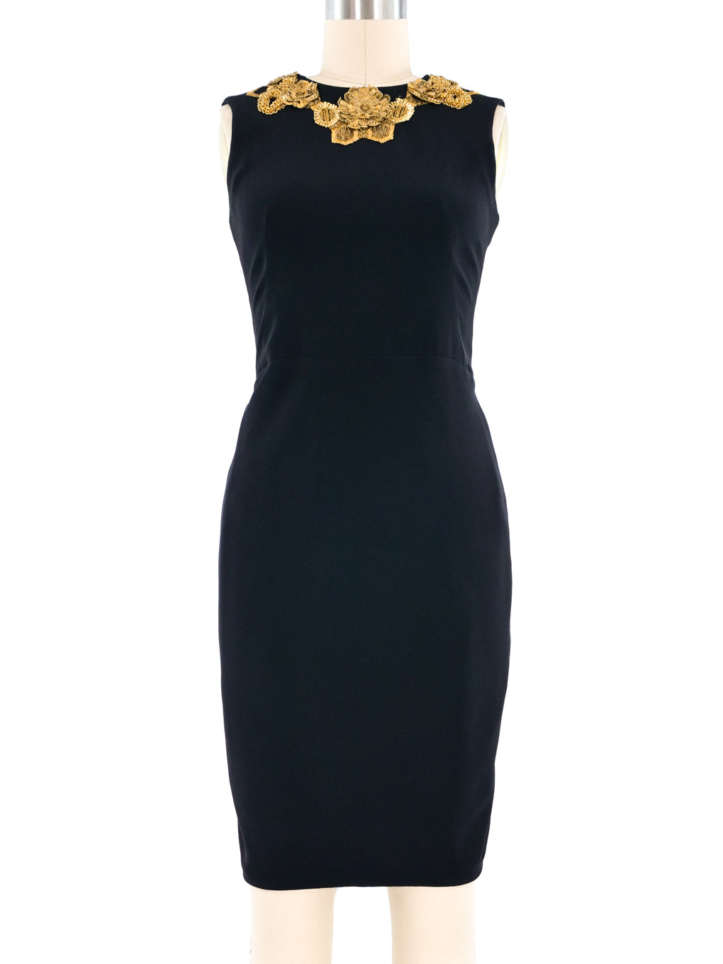 Alexander McQueen Beaded Collar Dress Alexander McQueen Beaded Collar Dress