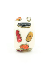 Studded Ivory Resin Bangle Accessory arcadeshops.com