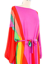 Rainbow Printed Jersey Dress Dress arcadeshops.com
