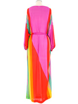 Rainbow Printed Jersey Dress Dress arcadeshops.com