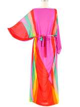 Rainbow Printed Jersey Dress Dress arcadeshops.com