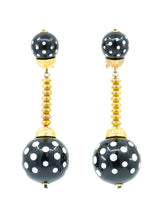 Polka Dot Ball Drop Earrings Jewelry arcadeshops.com