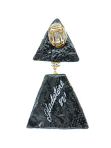 Egyptian Pyramid Drop Earrings Jewelry arcadeshops.com
