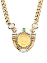 Panetta Gold Coin Chain Necklace Jewelry arcadeshops.com