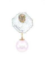 Pink Pearl Drop Earrings Jewelry arcadeshops.com