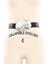 Alexis Kirk Silver Shell Clasp Belt Accessory arcadeshops.com