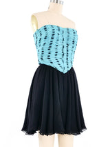 Bruce Oldfield Polka Dot Bustier and Black Skirt Ensemble Suit arcadeshops.com