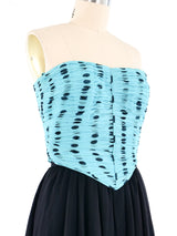 Bruce Oldfield Polka Dot Bustier and Black Skirt Ensemble Suit arcadeshops.com