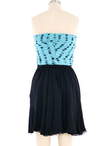 Bruce Oldfield Polka Dot Bustier and Black Skirt Ensemble Suit arcadeshops.com