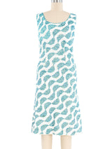 Imperial Imports Turquoise Sequin Knit Dress Dress arcadeshops.com