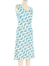 Imperial Imports Turquoise Sequin Knit Dress Dress arcadeshops.com