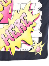 Escada Graffiti Silk Scarf Accessory arcadeshops.com