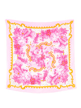 Escada Pink Floral Scarf Accessory arcadeshops.com