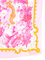 Escada Pink Floral Scarf Accessory arcadeshops.com
