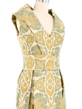 Alexander McQueen Silk Brocade Dress Dress arcadeshops.com