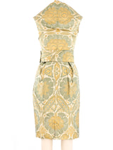 Alexander McQueen Silk Brocade Dress Dress arcadeshops.com