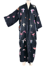 Silk Butterfly Embroidered Robe Jacket arcadeshops.com