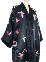Silk Butterfly Embroidered Robe Jacket arcadeshops.com