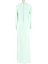 1960s Starburst Embellished Mint Maxi Dress Dress arcadeshops.com