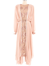 Wayne Clark Lace Panel Chiffon Dress Dress arcadeshops.com