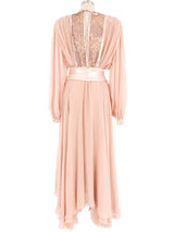 Wayne Clark Lace Panel Chiffon Dress Dress arcadeshops.com