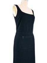 1999 Miu Miu Wool Tech Maxi Dress Dress arcadeshops.com