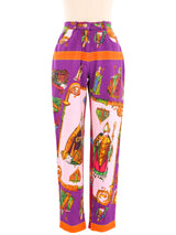 Gianni Versace I Papi Print Denim Bottom arcadeshops.com