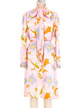 Adele Simpson Oversized Floral Shirt Dress Dress arcadeshops.com