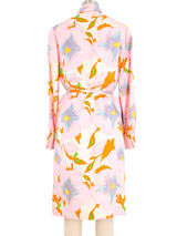 Adele Simpson Oversized Floral Shirt Dress Dress arcadeshops.com