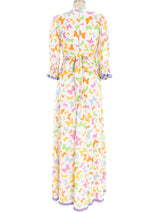 Pastel Butterfly Printed Maxi Dress Dress arcadeshops.com