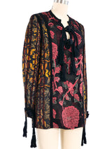 Lanvin Tassel Accented Tunic Top Top arcadeshops.com