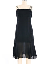 Chanel Black Silk Cross Back Dress Dress arcadeshops.com