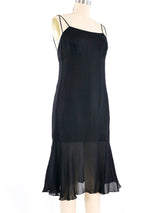 Chanel Black Silk Cross Back Dress Dress arcadeshops.com