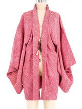 Magenta Shibori Haori Kimono Jacket arcadeshops.com