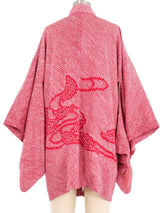 Magenta Shibori Haori Kimono Jacket arcadeshops.com