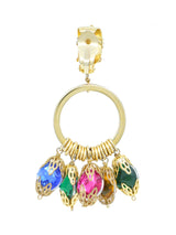 Ritmo di Perla Jeweled Hoop Earrings Accessory arcadeshops.com