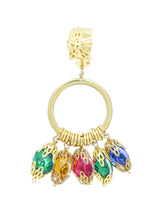 Ritmo di Perla Jeweled Hoop Earrings Accessory arcadeshops.com