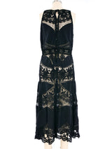 Embroidered Cotton Crochet Tank Dress Dress arcadeshops.com