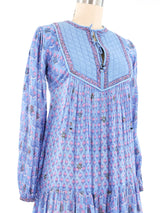 1970s Starina Cotton Gauze Indian Dress Dress arcadeshops.com