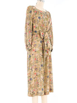 Ted Lapidus Floral Silk Gauze Dress Dress arcadeshops.com