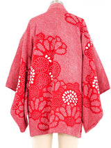 Cherry Shibori Haori Kimono Jacket arcadeshops.com