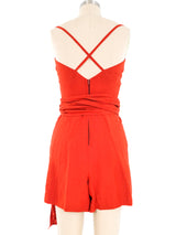 Byblos Linen Romper Jumpsuit arcadeshops.com