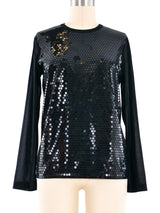 Junya Watanabe Sequin Long Sleeve Tee Top arcadeshops.com