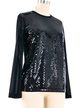 Junya Watanabe Sequin Long Sleeve Tee Top arcadeshops.com