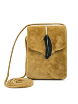 Feather Applique Suede Crossbody Bag Accessory arcadeshops.com