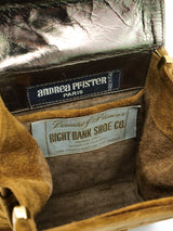 Feather Applique Suede Crossbody Bag Accessory arcadeshops.com