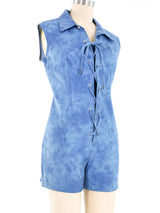 1970s Denim Wash Romper Suit arcadeshops.com
