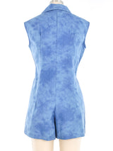 1970s Denim Wash Romper Suit arcadeshops.com
