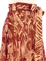 Lurex Accented Wrap Skirt Bottom arcadeshops.com